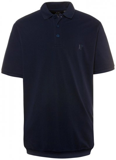 JP1880 712617 Poloshirt met buikpasvorm Donkerblauw - Polo shirts - Grote Maten Poloshirts Heren