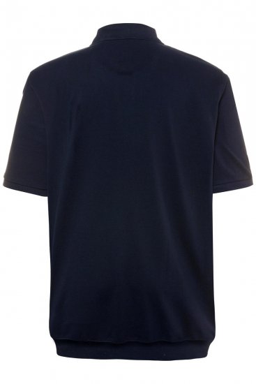 JP1880 712617 Poloshirt met buikpasvorm Donkerblauw - Polo shirts - Grote Maten Poloshirts Heren
