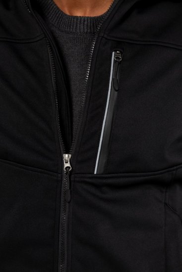 JP1880 Softshell Wind and Water Resistant Jacket Black TALL - TALL jassen - TALL jassen met extra lengte