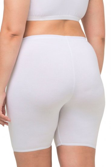 Ulla Popken 716595 Boxershorts met dijbescherming 3-pack Wit - Slips - 