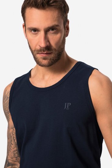 JP1880 719783 Tanktop met buikpasvorm Donkerblauw - T-shirts - Grote Maten T-shirts Heren
