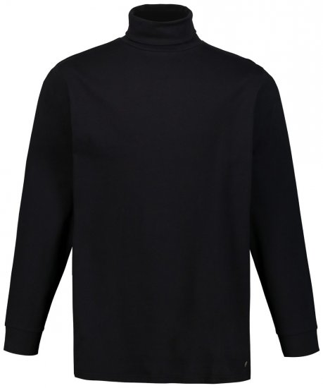 JP1880 723303 Coltrui met lange mouwen Zwart - Sweaters & hoodies - Sweaters & Hoodies Grote Maten Heren