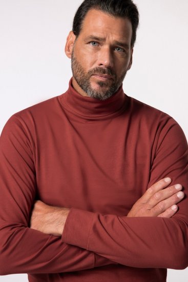 JP1880 Turtleneck Sweatshirt Red - Sweaters & hoodies - Sweaters & Hoodies Grote Maten Heren
