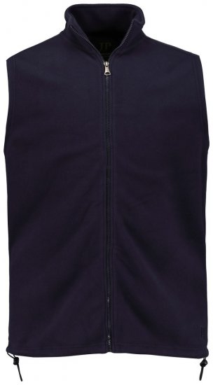 JP1880 723305 Fleece bodywarmer met opstaande kraag Donkerblauw TALL - TALL bodywarmers - 
