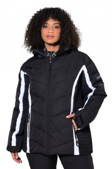 Ulla Popken 725348 Gewatteerde skijas Zwart - Skikleding - 