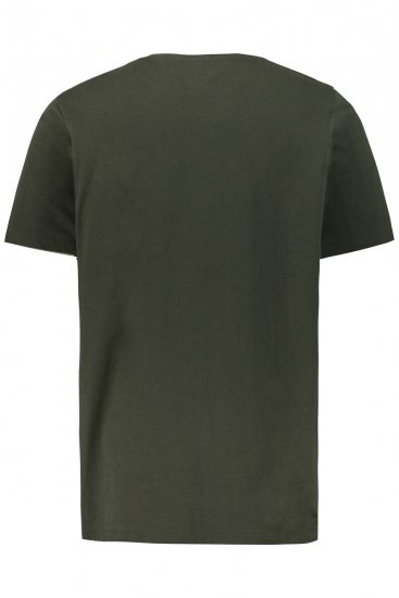 JP1880 726695 Henley T-shirt Donkerolijf - T-shirts - Grote Maten T-shirts Heren