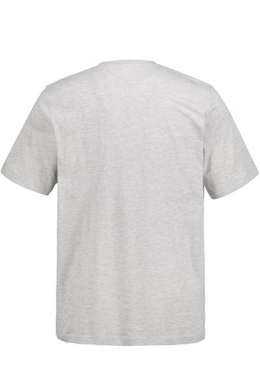JP1880 726695 Henley T-shirt Grijs gemêleerd - T-shirts - Grote Maten T-shirts Heren
