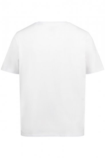 JP1880 726695 Henley T-shirt Wit - T-shirts - Grote Maten T-shirts Heren