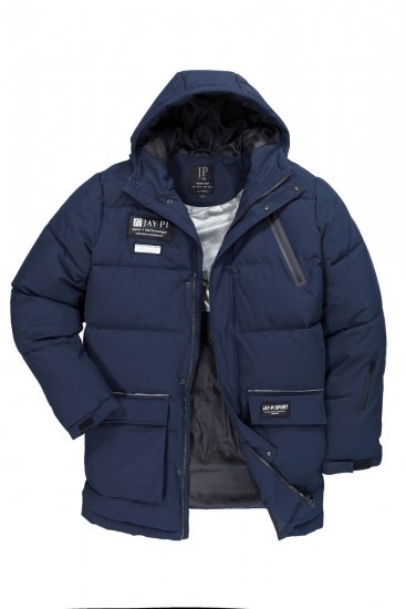 JP1880 748520 Parka water- en winddicht Marineblauw - Jassen - Grote Maten Herenjassen