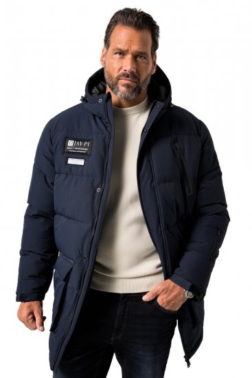 JP1880 748520 Parka water- en winddicht Marineblauw - Jassen - Grote Maten Herenjassen