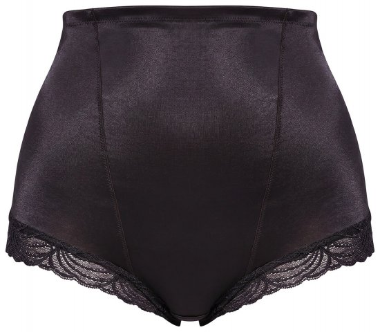 Ulla Popken 781632 Corrigerende slip met hoge taille Bruin - Shapewear - 