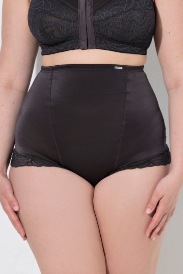 Ulla Popken 781632 Corrigerende slip met hoge taille Bruin - Shapewear - 
