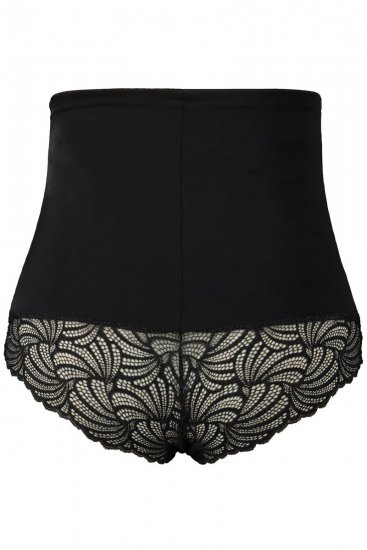 Ulla Popken 781632 Corrigerende slip met hoge taille Zwart - Shapewear - 