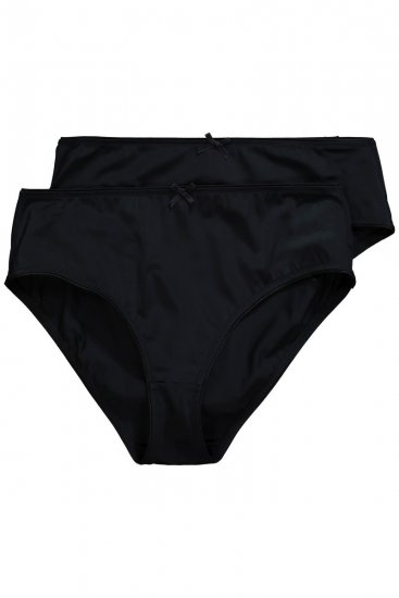 Ulla Popken 781658 Slips 2-pack Zwart - Slips - 