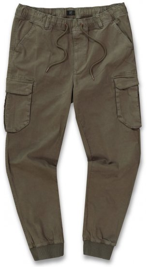JP1880 782635 Cargobroek Olijfgroen - Jeans & broeken - Jeans & Broeken Grote Maten Heren