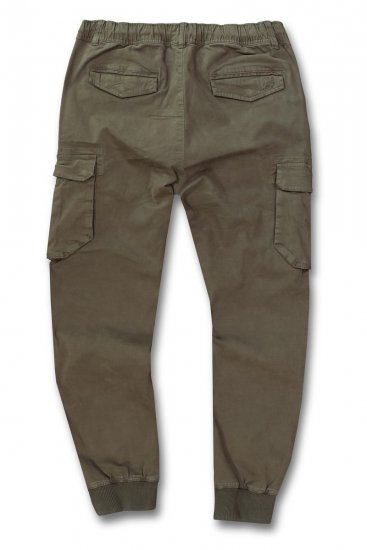 JP1880 782635 Cargobroek Olijfgroen - Jeans & broeken - Jeans & Broeken Grote Maten Heren