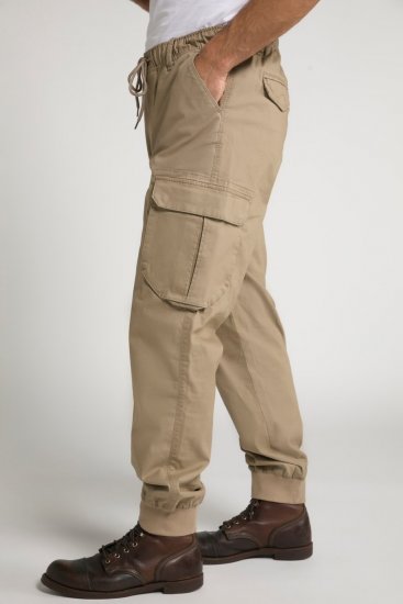 JP1880 782635 Cargobroek Zand - Jeans & broeken - Jeans & Broeken Grote Maten Heren
