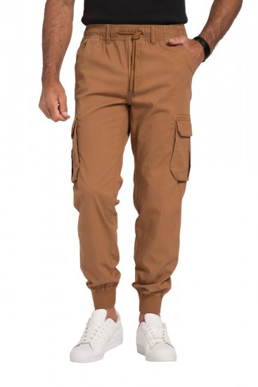 JP1880 782635 Cargobroek Karamelbruin - Jeans & broeken - Jeans & Broeken Grote Maten Heren