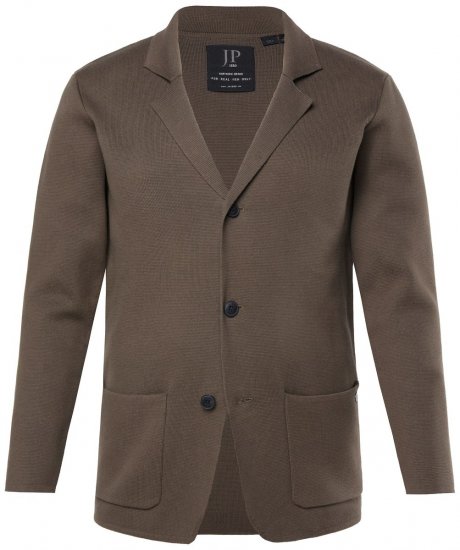 JP1880 Milano Flexnamic Gebreid colbert Kakibruin - Pakken - Grote Maten Kostuum Heren