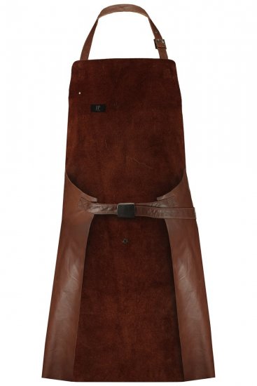 JP1880 791901 Leren schort Kastanjebruin - Schorten - 
