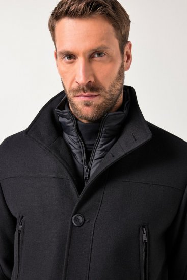 JP1880 Jacket Water-repellent Warm Black - Jassen - Grote Maten Herenjassen