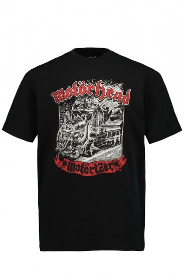 JP1880 Motörhead Graphic Band T-Shirt Black - T-shirts - Grote Maten T-shirts Heren