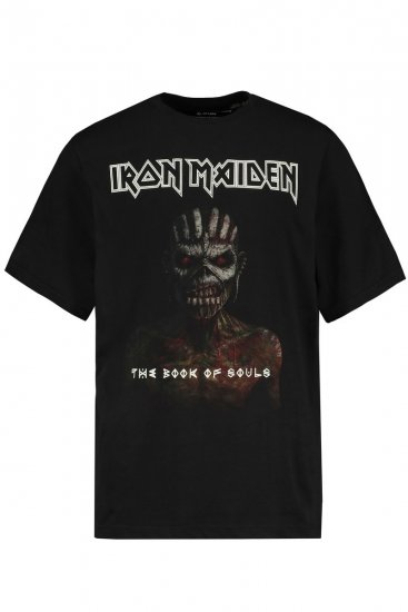 JP1880 Iron Maiden Graphic Band T-Shirt Black - T-shirts - Grote Maten T-shirts Heren