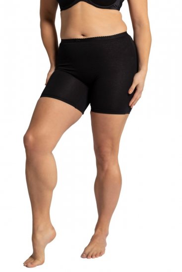 Ulla Popken 799090 Boxershorts Zwart - Slips - 