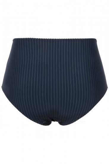 Ulla Popken 800279 Gestreepte slips 2-pack Donkerblauw - Slips - 