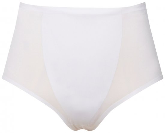 Ulla Popken 800498 Corrigerende slip met hoge taille Wit - Shapewear - 