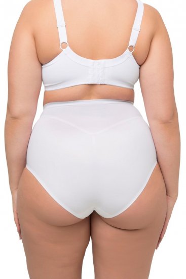 Ulla Popken 800498 Corrigerende slip met hoge taille Wit - Shapewear - 