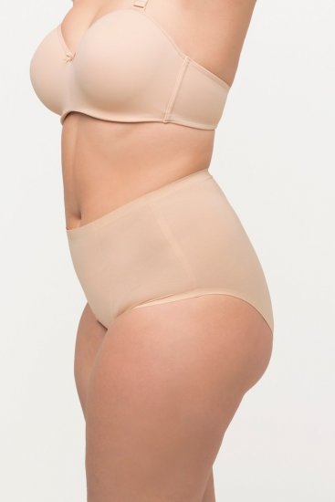 Ulla Popken 800498 Corrigerende slip met hoge taille Champagne - Shapewear - 