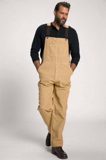 JP1880 802501 Tuinbroek met elastische bretels Camel - Jeans & broeken - Jeans & Broeken Grote Maten Heren