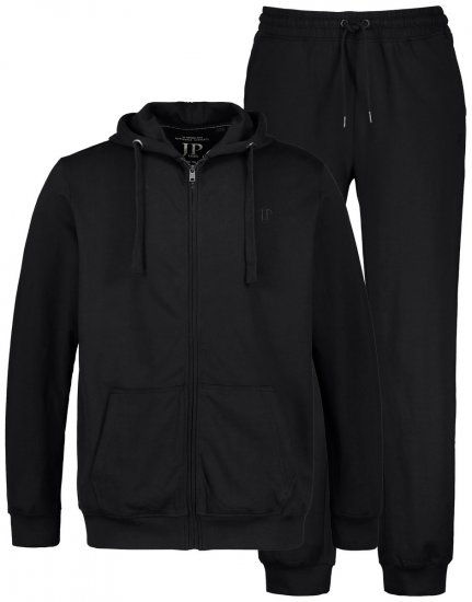 JP1880 802934 Joggingpak met hoodie en broek Zwart - Trainingspakken - Grote Maten Trainingspakken Heren