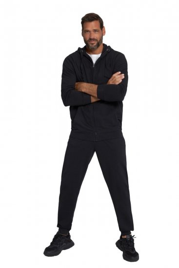 JP1880 802934 Joggingpak met hoodie en broek Zwart - Trainingspakken - Grote Maten Trainingspakken Heren
