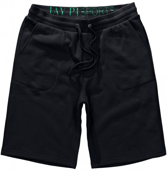 Jay-Pi 804151 Joggingshort Zwart - Joggingbroeken & shorts - Joggingbroeken & Shorts Heren Grote Maten