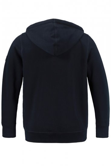 Jay-Pi 804164 Hoodie met rits Donkerblauw - Sweaters & hoodies - Sweaters & Hoodies Grote Maten Heren