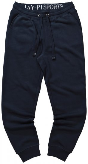 Jay-Pi 804175 Joggingbroek met smalle pasvorm en steekzakken Donkerblauw - Joggingbroeken & shorts - Joggingbroeken & Shorts Heren Grote Maten