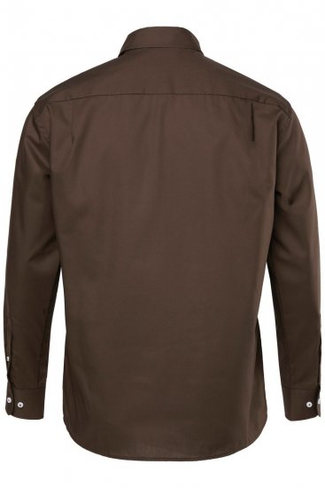 JP1880 Shirt Business Long Sleeve Brown - Overhemden - Overhemden Grote Maten Heren
