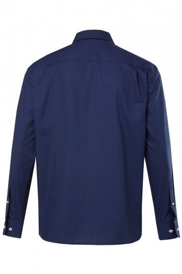 JP1880 804890 Strijkvrij business-overhemd lange mouw Donkerblauw TALL - TALL overhemden - TALL overhemden met extra lengte