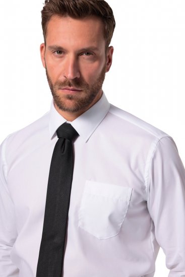 JP1880 804890 Strijkvrij business-overhemd lange mouw Wit TALL - TALL overhemden - TALL overhemden met extra lengte