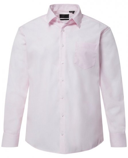 JP1880 Shirt Business Long Sleeve Pink - Overhemden - Overhemden Grote Maten Heren