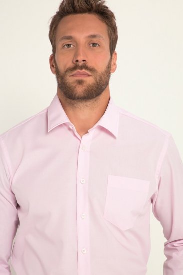 JP1880 Shirt Business Long Sleeve Pink - Overhemden - Overhemden Grote Maten Heren