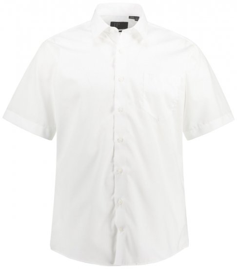 JP1880 804891 Overhemd met korte mouwen Wit TALL - TALL overhemden - TALL overhemden met extra lengte