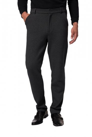 JP1880 New York Flexnamic Jersey chino Antraciet - Pakken - Grote Maten Kostuum Heren