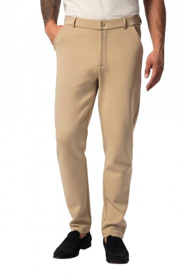 JP1880 New York Flexnamic Jersey chino Beige - Pakken - Grote Maten Kostuum Heren