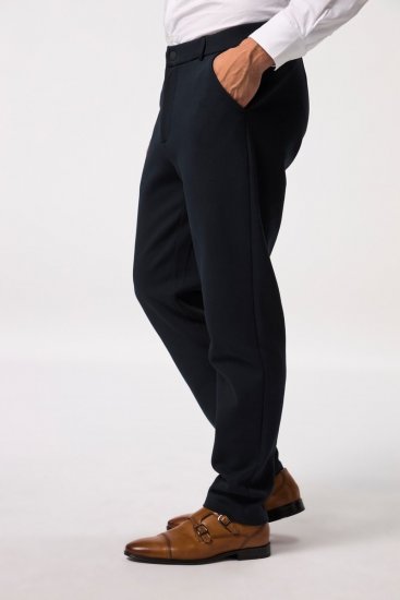 JP1880 New York Flexnamic Jersey chino Donkerblauw - Pakken - Grote Maten Kostuum Heren