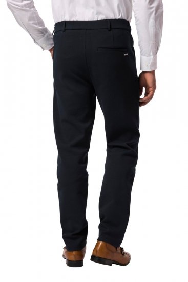 JP1880 New York Flexnamic Jersey chino Donkerblauw - Pakken - Grote Maten Kostuum Heren