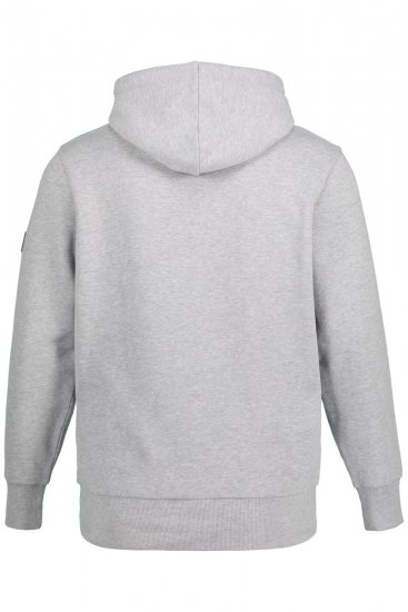 JAY-PI Hoodie with Soft Brushed Interior Grey - Sweaters & hoodies - Sweaters & Hoodies Grote Maten Heren