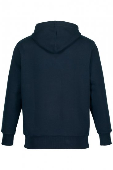 JAY-PI Hoodie with Soft Brushed Interior Navy - Sweaters & hoodies - Sweaters & Hoodies Grote Maten Heren